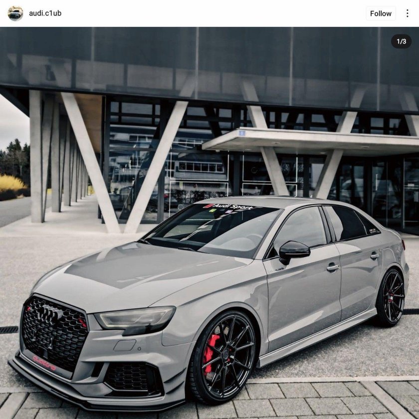 Audi rs3 sedan nardo grey