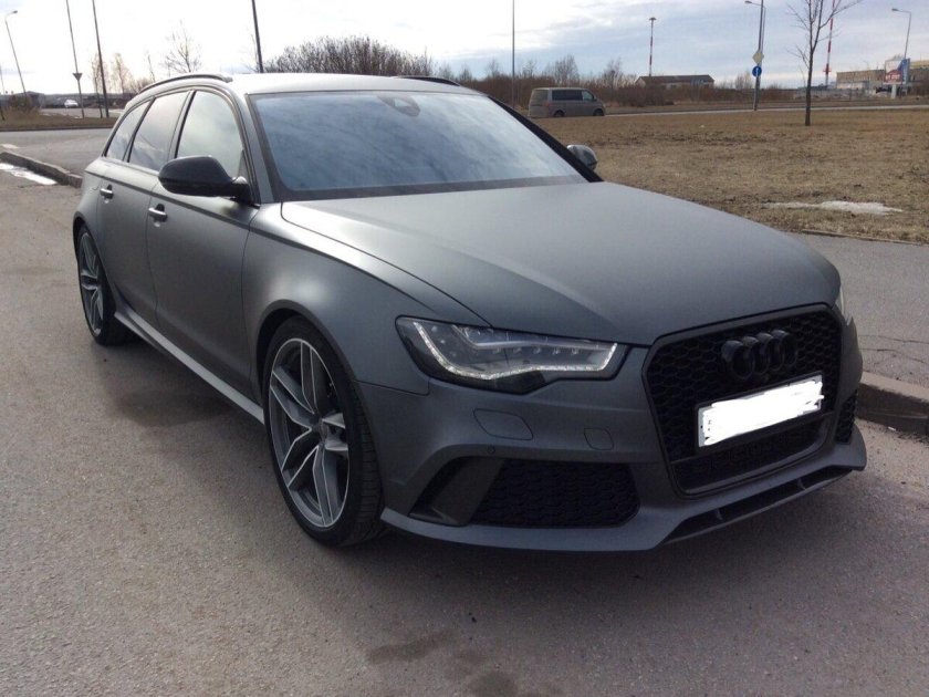 Ауди РС 6 серый матовый