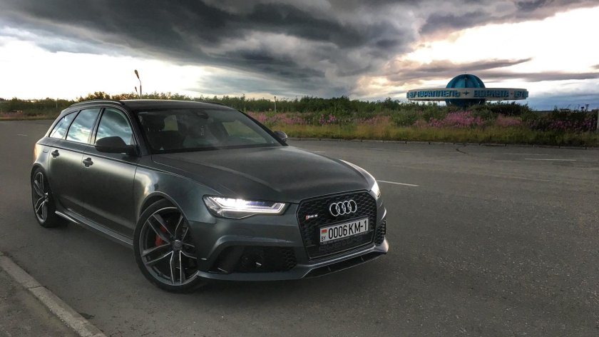 Ауди РС 6 серая