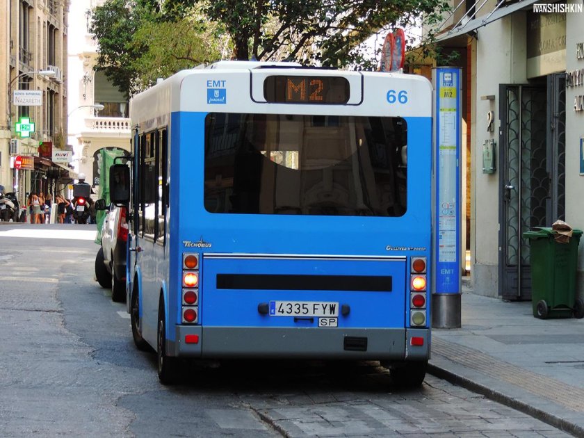 Автобус в Испании