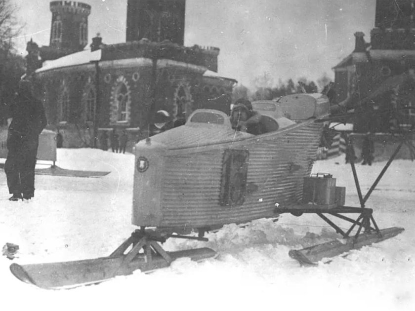 Первые аэросани Туполева