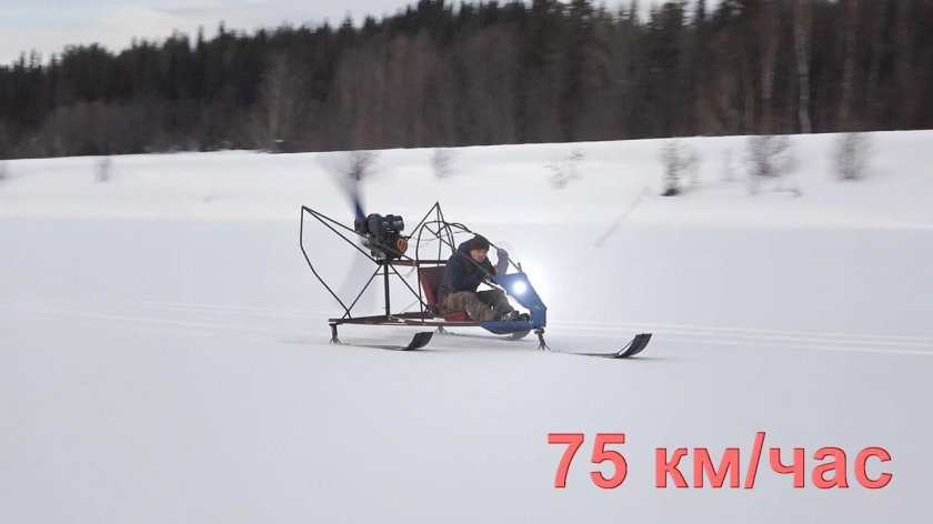 Аэросани с двигателем Лифан 15 л.с