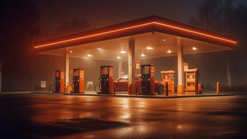 Автозаправка фон