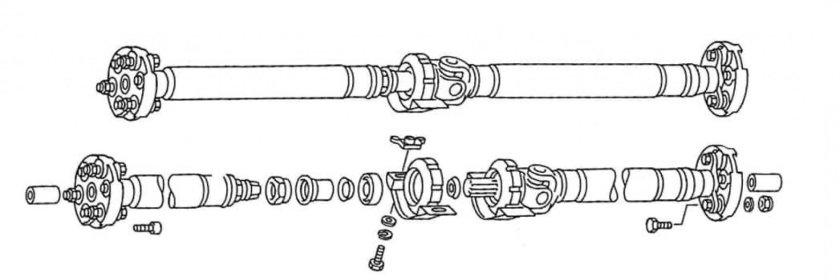 Карданный вал Форд Транзит