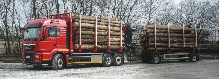 Ман ТГС лесовоз