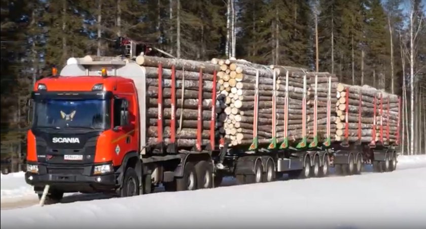 Скания лесовоз УЛК