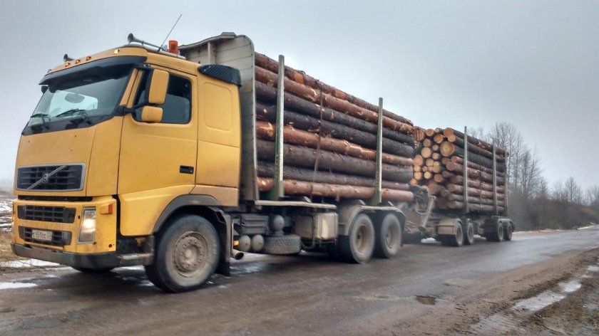 Volvo лесовоз
