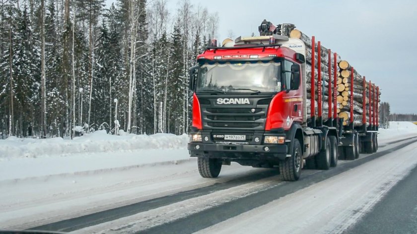 Скания 730 лесовоз