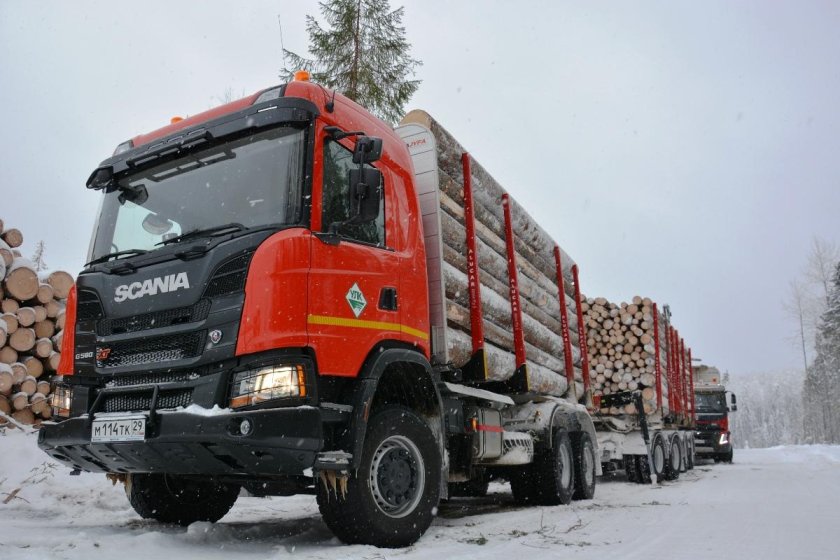 Скания лесовоз УЛК