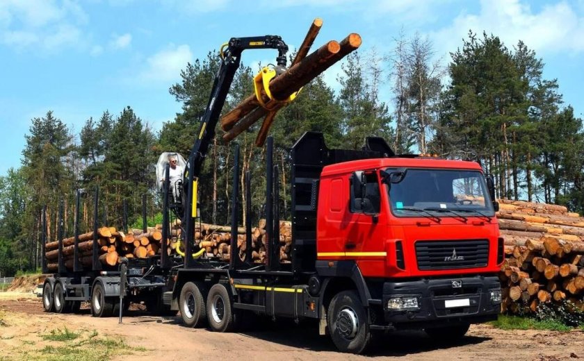 КАМАЗ 43118 лесовоз полуприцепы