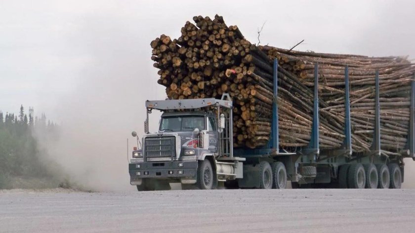 Грузовик лесовоз