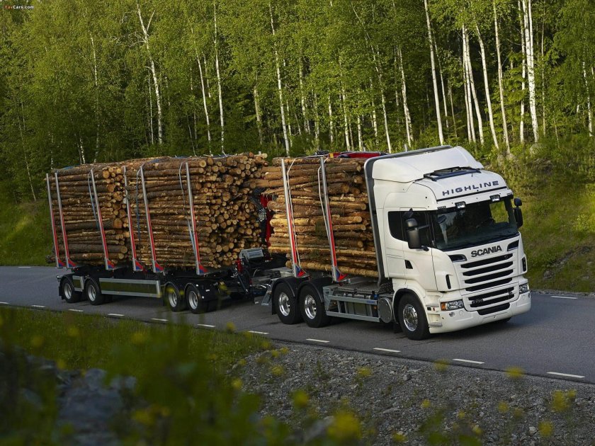 Scania r730 лесовоз