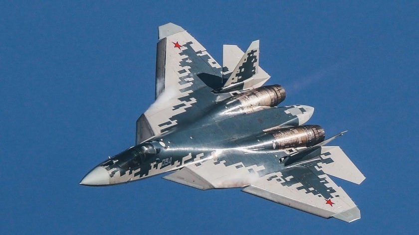 Су-57 реактивный самолёт