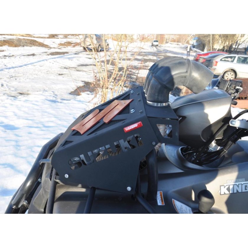 Suzuki KINGQUAD 750 вынос радиатора