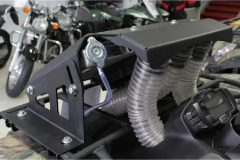 Вынос радиатора stels Leopard