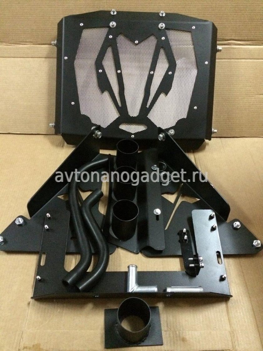 Вынос радиатора на CF Moto x8