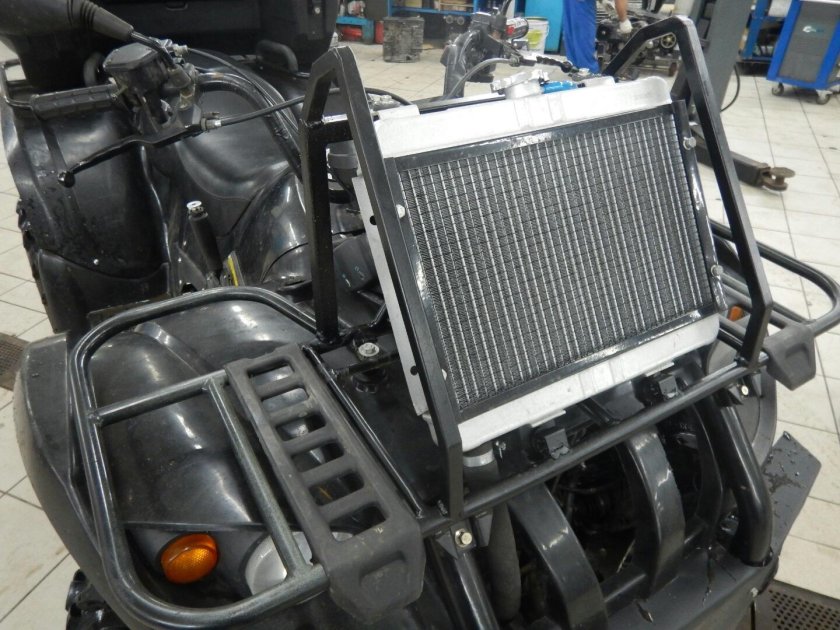 Вынос радиатора stels 500gt