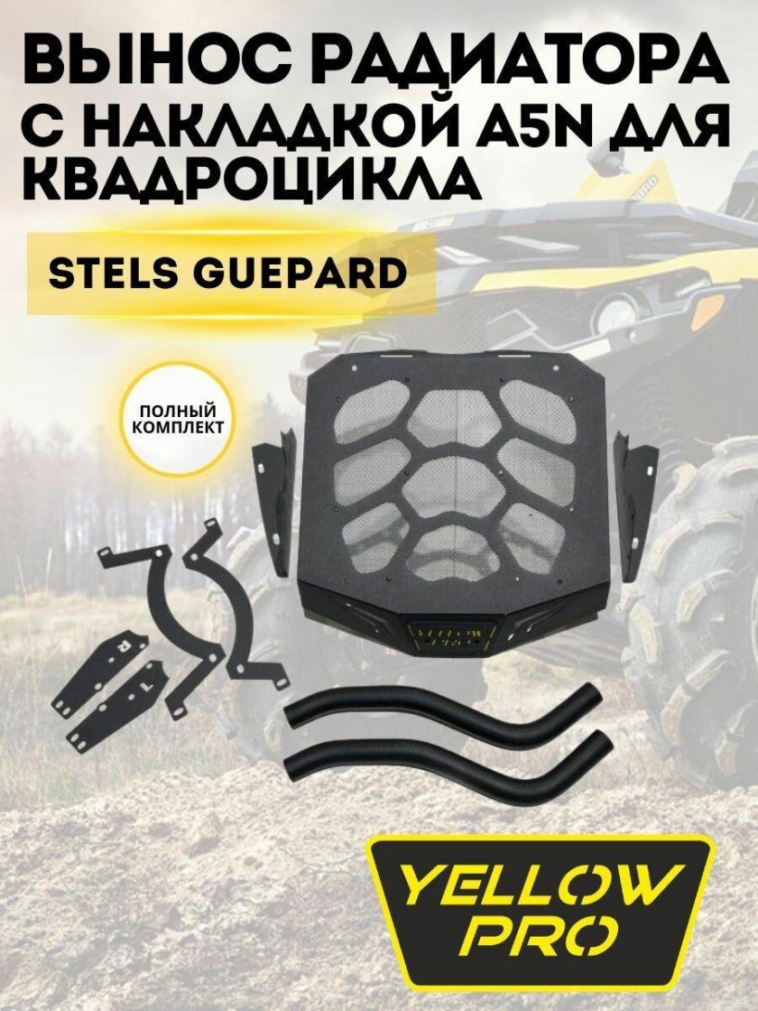 Вынос радиатора стелс гепард 800