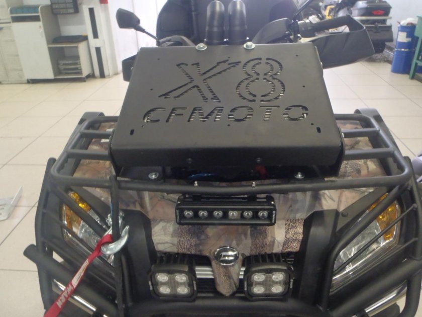 Вынос радиатора на квадроцикл