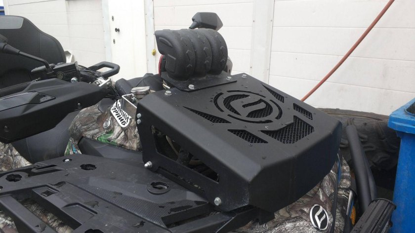 Вынос радиатора на CF Moto 500