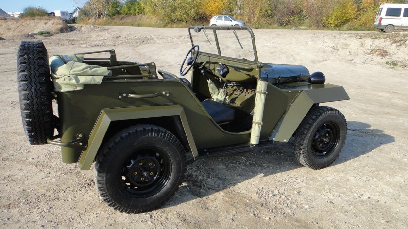 ГАЗ 67 сзади