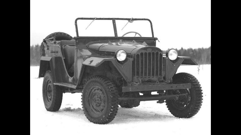 Газ 67 и виллис