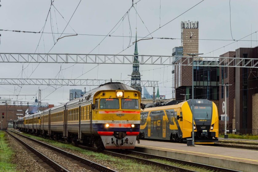 Дизельный поезд рига резекне