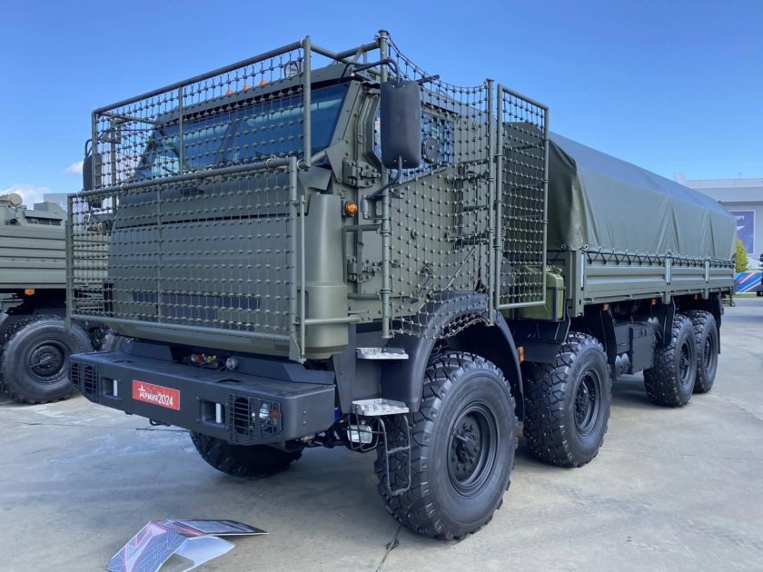 Камаз 6350 с бронированной кабиной