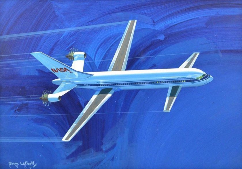 Турбовинтовой Боинг пассажирский