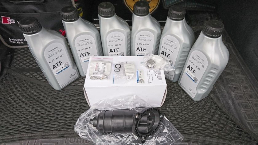 Масло в АКПП Ауди а6 с6