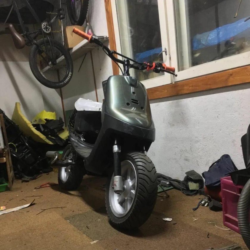 Yamaha jog Aprio на 12 колесах