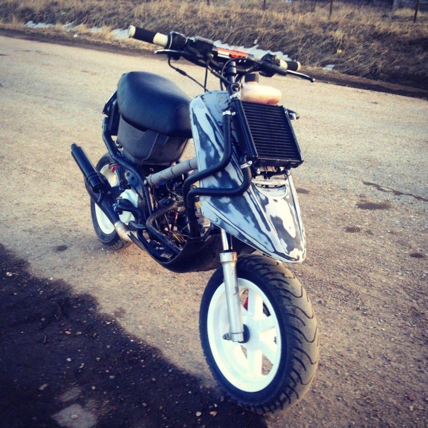 Yamaha jog стант