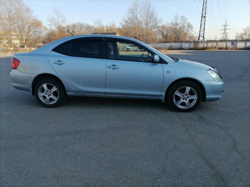 Тойота Аллион 2002 голубой цвет