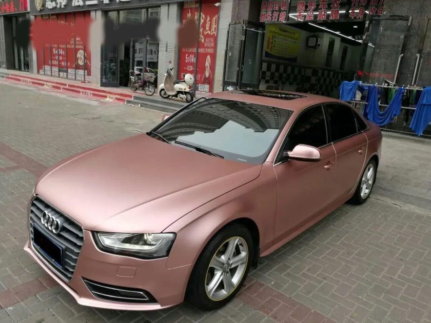 Ауди а6 розовая