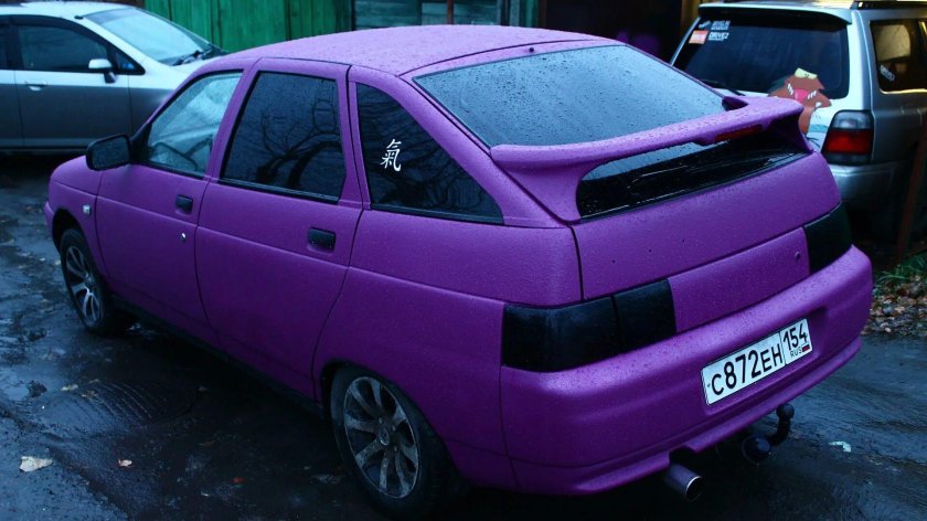 Лада 2112 фиолетовый Раптор
