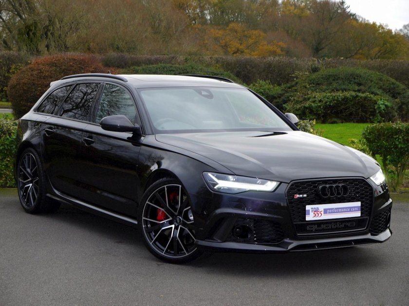 Ауди rs6 avant черная