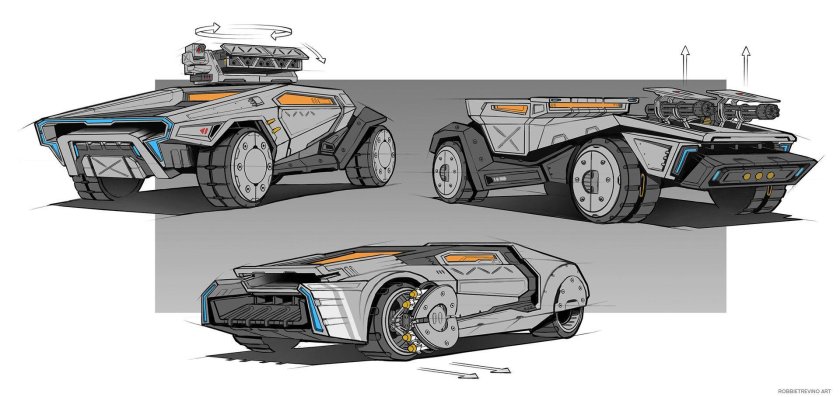 Концепт Cyberpunk car