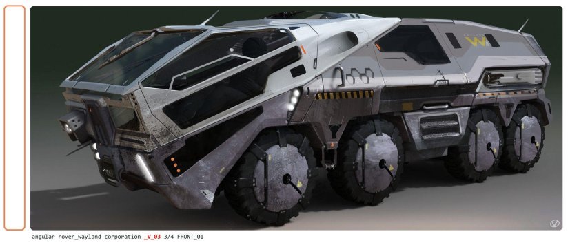 Sci Fi броневик вездеход