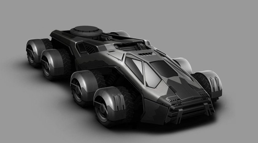 Бэтмобиль киберпанк
