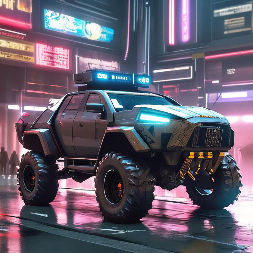 В стиле киберпанк