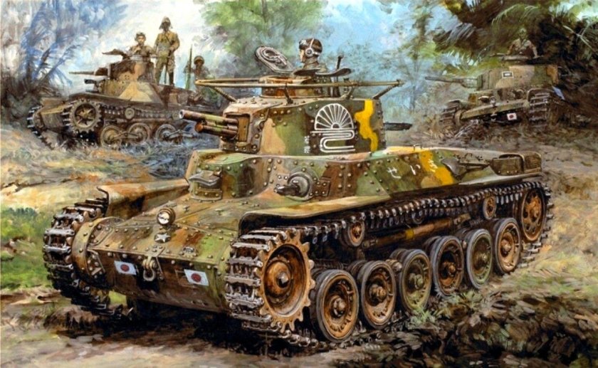 Танки Японии 2 мировой