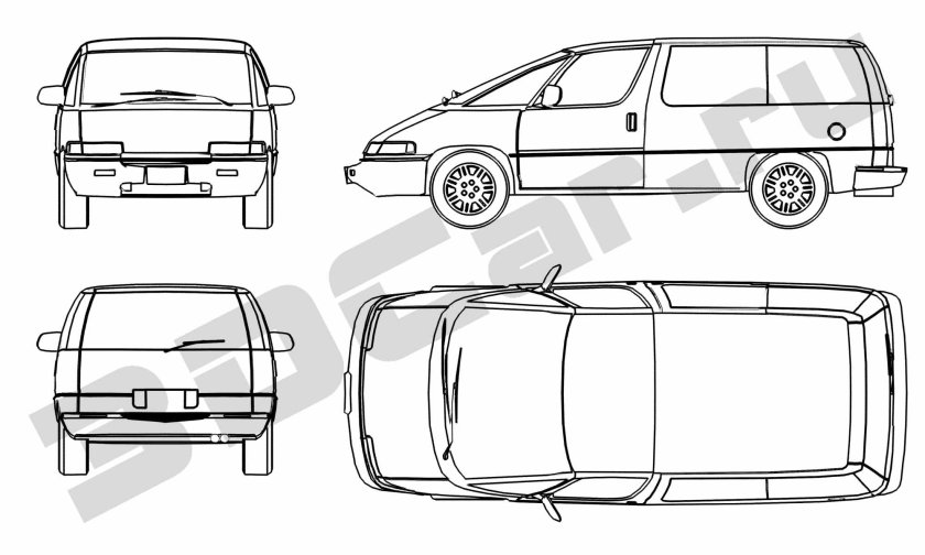 Шевроле Люмина АПВ габариты