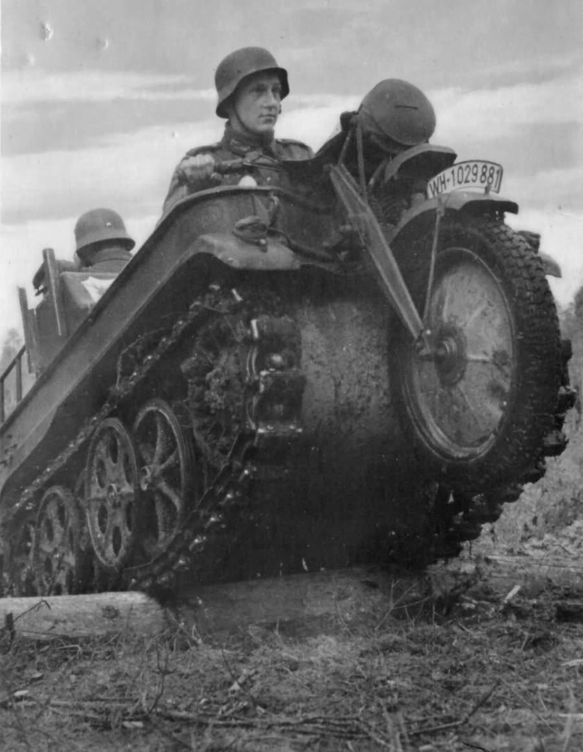 Kettenkrad HK 101 — полугусеничный мотоцикл