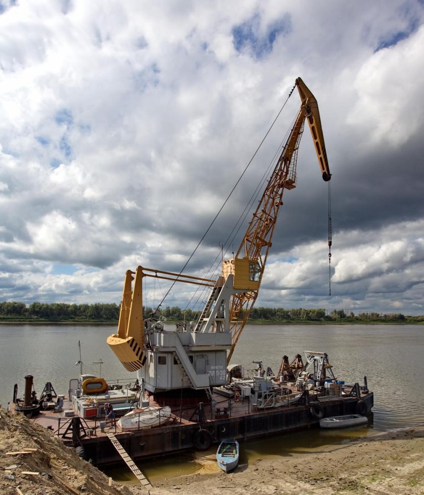 Плавучий кран КПЛ 5-30