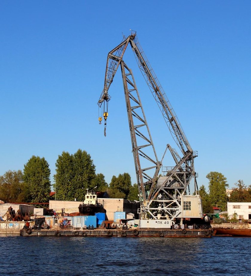 Плавкран Демаг Балтийский завод