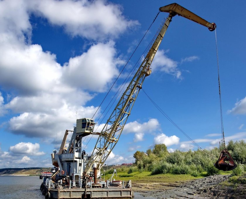 Плавучий кран КПЛ 5-30