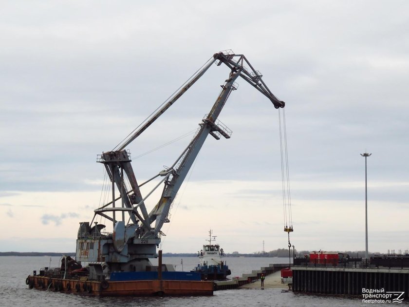 Плавучий кран ганц 16 т