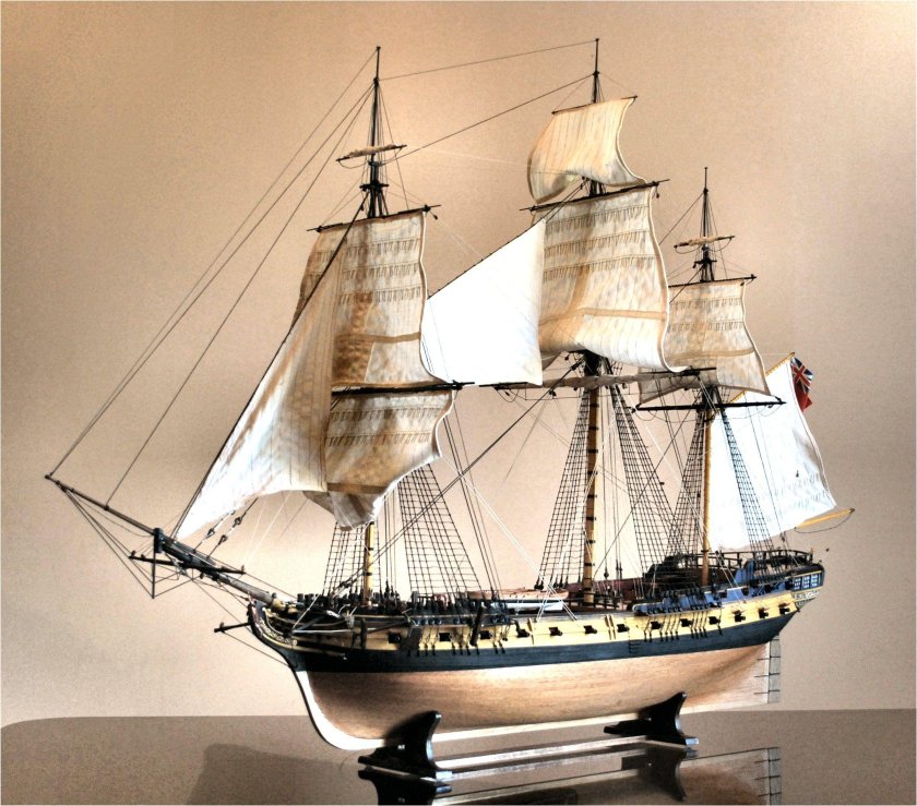 Парусный шлюп надежда крузенштерна