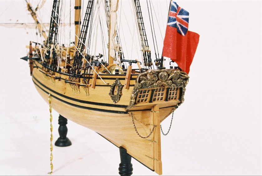 Ship model "HMS Fly" 1752