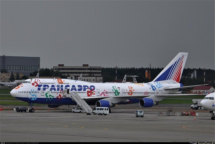 Трансаэро 747-400